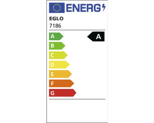 Energielabel EGLO 7186 mit der Energieeffizienzklasse A