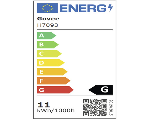 Govee Energieeffizienzlabel H7093