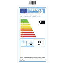 Poêle à pellets FreePoint Duke acier noir 14 kW