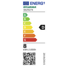Étiquette énergétique D de Sylvania