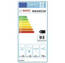 Bosch DUL63CC20 Energieeffizienzlabel