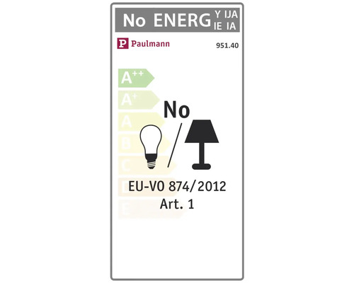 Energielabel von Paulmann