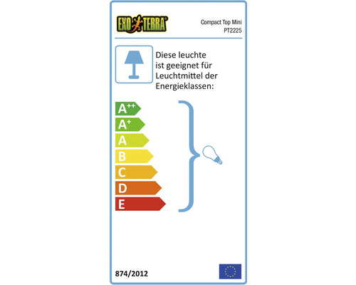 Energielabel für Exo Terra Compact Top Mini