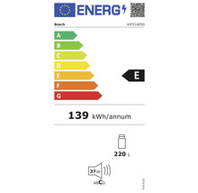Étiquette énergétique Bosch