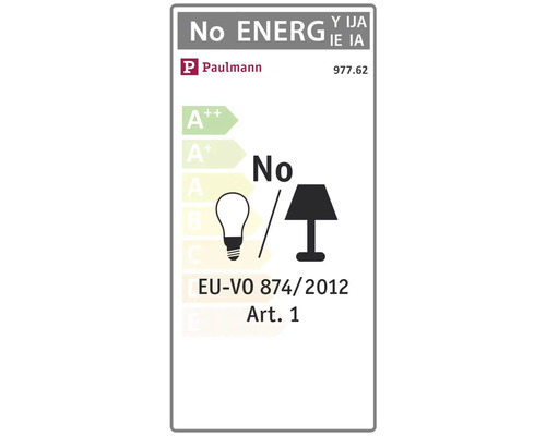 Logo Paulmann Label d''efficacité énergétique