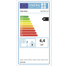 Étiquette énergétique Haas und Sohn Bali 296.17-ST, classe d''efficacité énergétique A+, 6,4 kilowatts