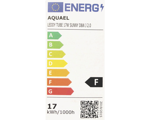 Energielabel für Aquael Leddy Tube 17W Sunny D und N J 2.0