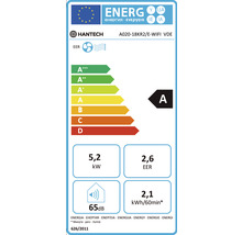 Étiquette énergétique pour le climatiseur Hantech A020-18KR2/E-WIFI VDE