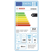 Étiquette énergétique Bosch WTH83V03