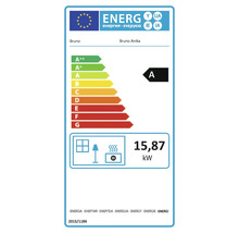 Étiquette énergétique pour Bruno Anika avec la classe d''efficacité énergétique A et une consommation d''énergie de 15,87 kilowatts