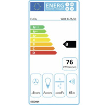 Étiquette énergie Elica pour hotte aspirante, classe d''efficacité énergétique B