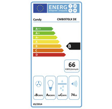 Hotte en îlot Candy CMBI970LX DE largeur x profondeur 90 x 60 cm acier inoxydable