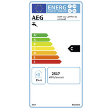 Étiquette énergétique pour AEG DEM 100 Comfort EL variowall