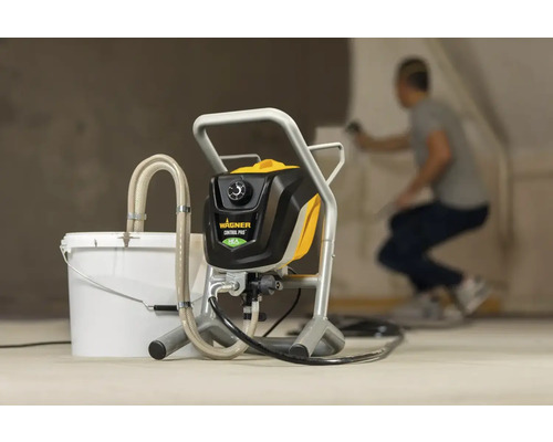 Pulvérisateur de peinture avec seau de peinture pour peinture intérieure