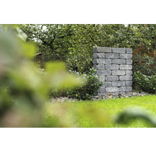 Pierre de construction iBrixx Ambiente Grande basalte 42 cm x 21 cm x 14 cm