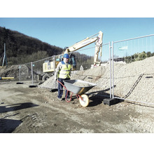 Dispositif de sécurité contre le soulèvement pour sécuriser toutes les barrières de chantier de 310 mm x 350 mm