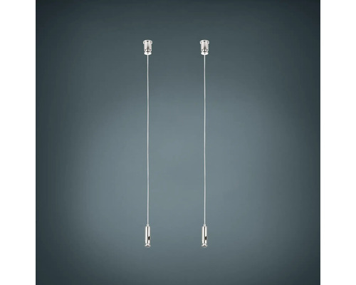 Deux câbles de suspension pour éclairage