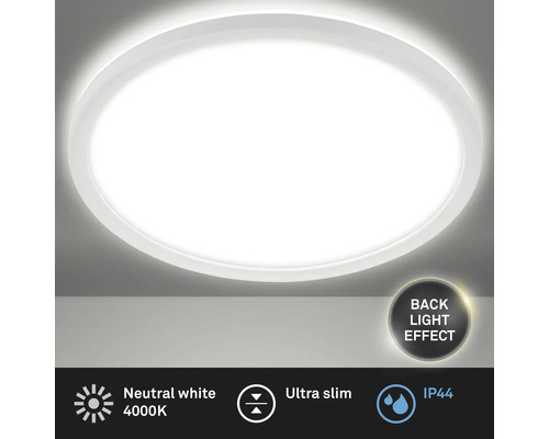 Plafonnier LED blanc avec rétroéclairage