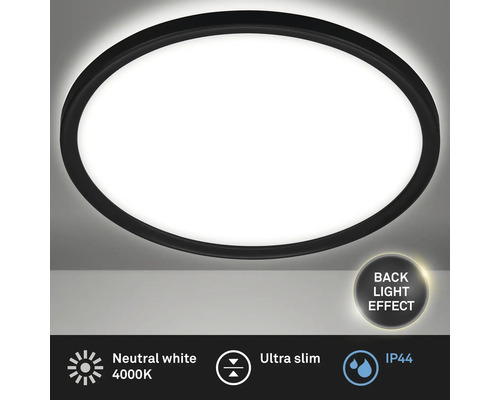 Ovale Deckenleuchte mit Hintergrundbeleuchtung