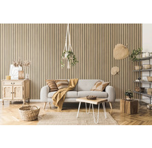 Kunststoffpaneel Linio 3D Bamboo 2600 x 375 x 8 mm