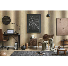 Kunststoffpaneel Linio 3D Bamboo 2600 x 375 x 8 mm