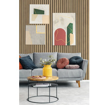 Kunststoffpaneel Linio 3D Bamboo 2600 x 375 x 8 mm