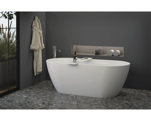 Jungborn freistehende Badewanne TWO 75 x 170 cm weiß glänzend