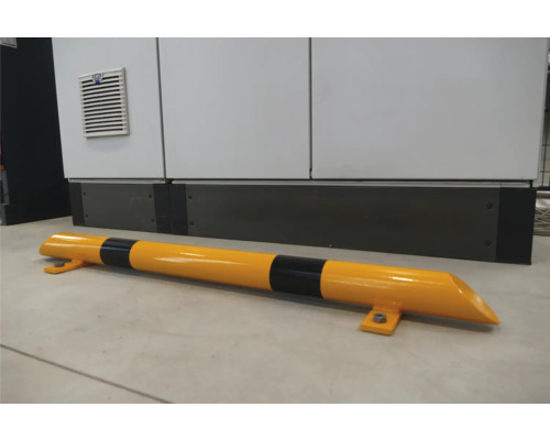 Protection anti-collision jaune et noire pour sécuriser les objets