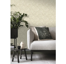 Papier peint intissé 865523 Symphony tressage beige