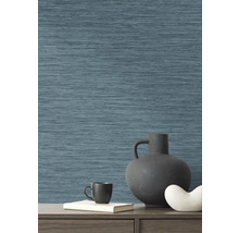 Papier peint intissé 866445 Symphony Uni bleu