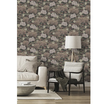 Papier peint intissé 868616 Symphony prairie noir