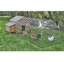 Abri pour petits animaux pour poulets ou lapins 105 x 100 x 108 cm-thumb-2
