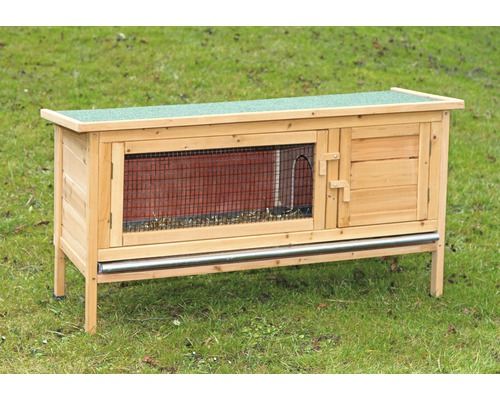 Clapier en bois avec porte grillagée