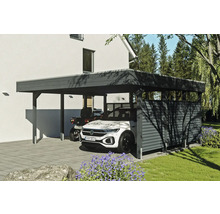 Carport mit Auto und Quad
