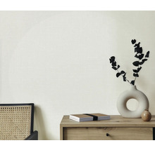 Pièce lumineuse avec commode, vase avec plantes, carnets et chaise