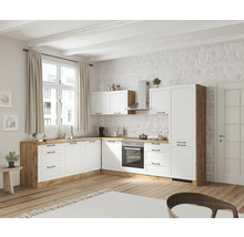 Meuble d'évier Held Möbel Lübeck lxpxh 120 x 60 x 86 cm blanc mat démonté