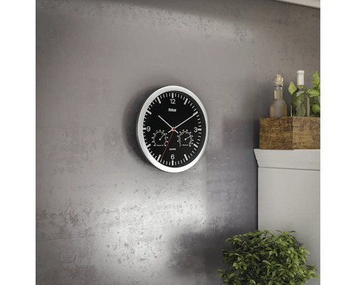 Horloge murale Mebus avec thermomètre et hygromètre