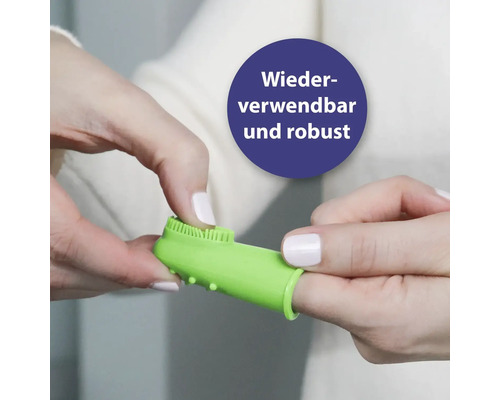 Brosse à dents à doigt pour le nettoyage des dents