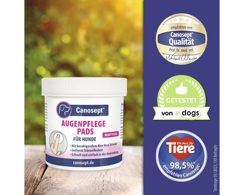 Canosept Lingettes de soin des yeux pour chiens