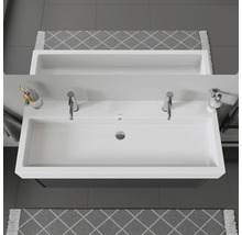Lavabo double DURAVIT Vero 120 cm blanc 0454120024