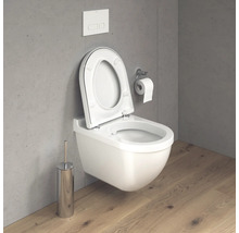 WC mural DURAVIT Starck 3 cuvette à fond creux avec bride de rinçage blanc brillant avec revêtement sans abattant WC 22250900001