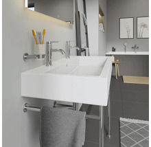 Lavabo double DURAVIT Vero 100 cm blanc 04541000241 avec revêtement
