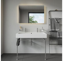 Lavabo double DURAVIT Vero 100 cm blanc 04541000241 avec revêtement