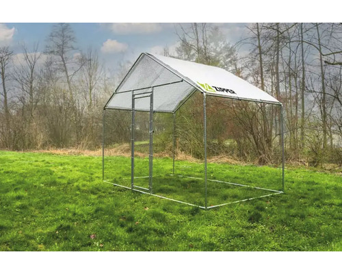 Poulailler autoportant avec porte et protection