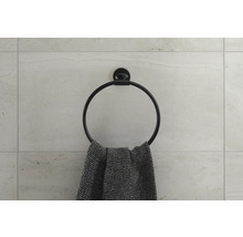 Anneau porte-serviettes DURAVIT Starck T noir mat