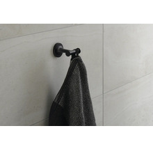 Crochet double pour serviette DURAVIT Starck T noir mat