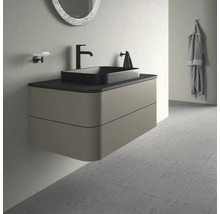 Meuble sous-vasque DURAVIT Happy D.2 Plus 40,8 x 100x 55 cm gris pierre mat satiné HP497109292