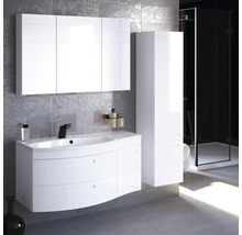 Armoire de toilette Devo Vena 2.0 lxhxp 110x70x15 cm arctic white haute brillance