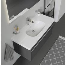 Vasque pour meuble DURAVIT D-Code 105 x 48 cm blanc brillant 03421000002