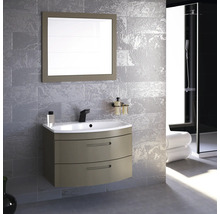Waschtischunterschrank Devo Vena 2.0 BxHxT 80x50x38 cm structure stone grey Griff eingefräst